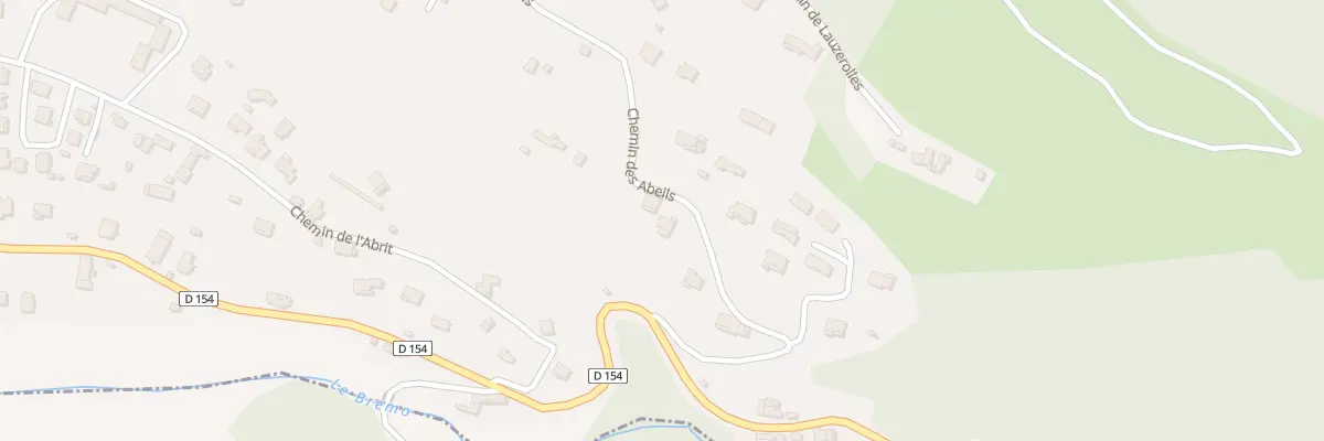 Plan du 310 Che des Abeils à Branoux-les-Taillades
