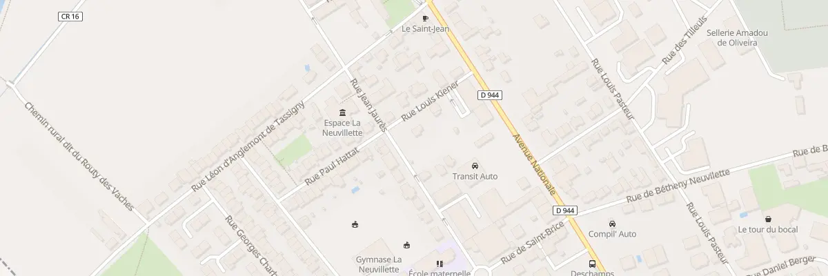 Plan du 36B Rue Jean Jaures Neuv à Reims
