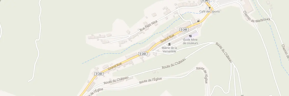 Plan du 5162 Rue Grand Rue à La Vernarède
