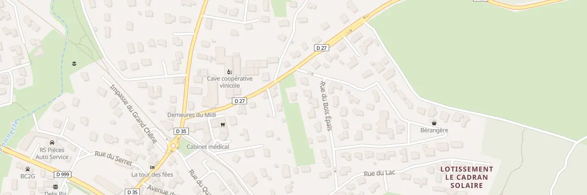 Plan du 194 Rte de Saint-théodorit à Quissac