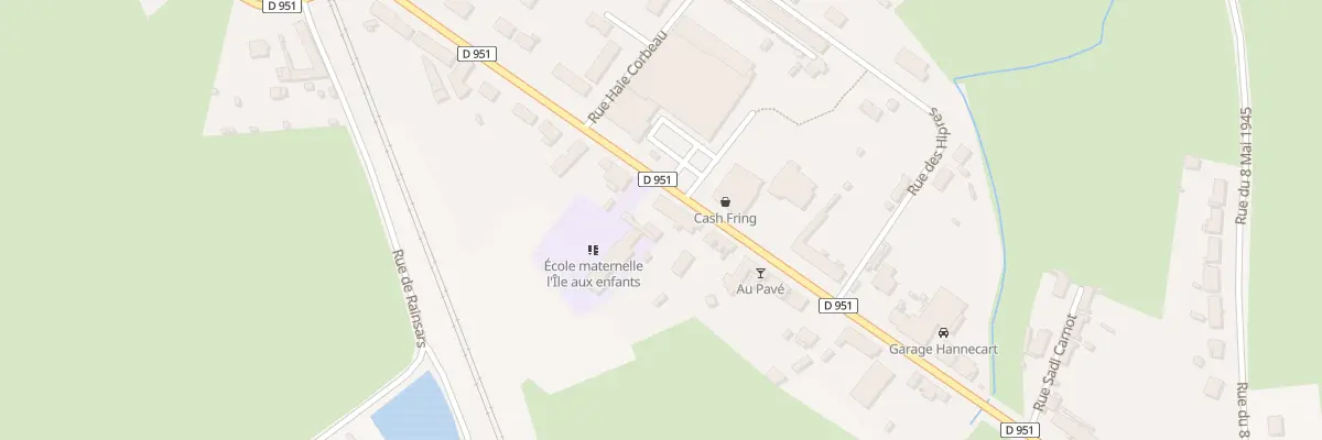 Plan du 34 Rue Sadi Carnot à Sains-du-Nord