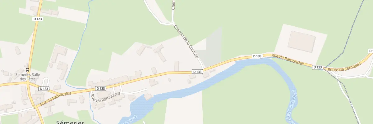 Plan du 31 Rue de Ramousies à Sémeries