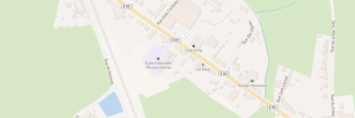 Plan du 36 Rue Sadi Carnot à Sains-du-Nord