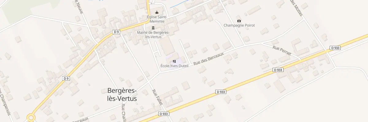 Plan du 21 Rue des Berceaux à Bergères-lès-Vertus