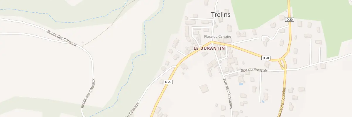 Plan du 10 Rte des Balcons à Trelins