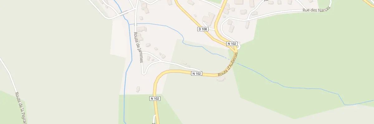 Plan du 5050 Jammes à Lanarce