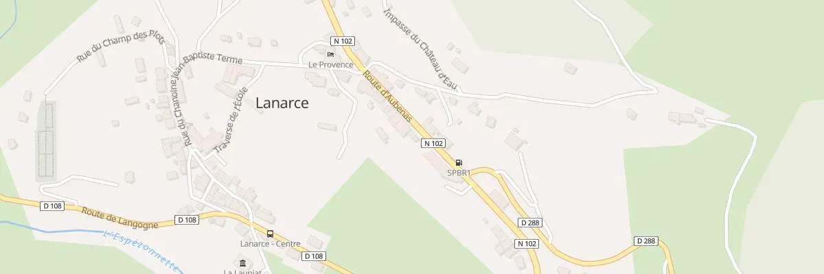 Plan du 5225 Le Cellier à Lanarce