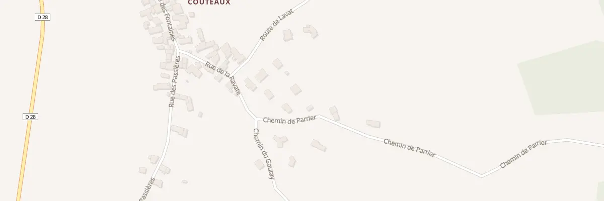 Plan du 3A Che de Parrier à Lantriac