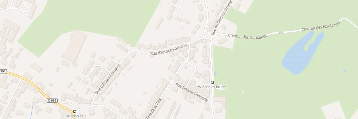 Plan du 68 Rue de la Paix à Wignehies