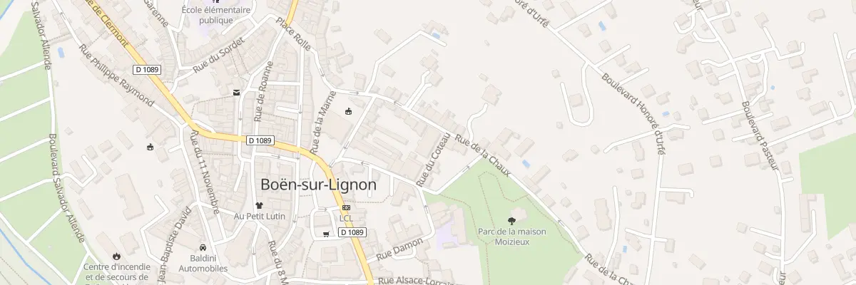 Plan du 4 Rue du Coteau à Boën-sur-Lignon