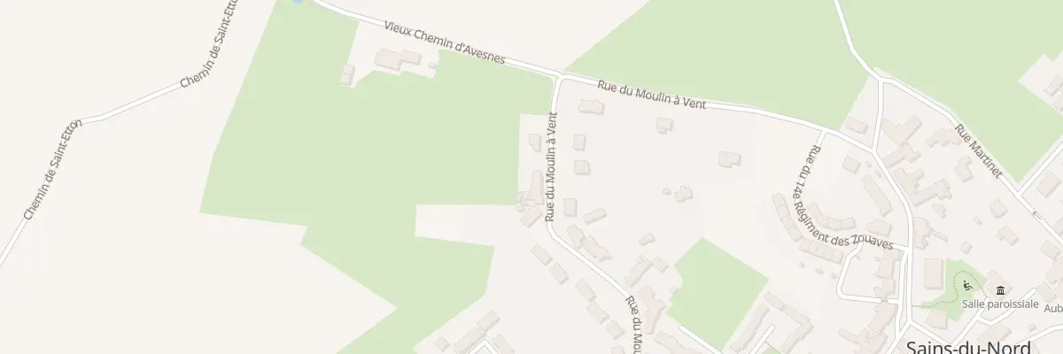 Plan du 31 Rue du Moulin à Vent à Sains-du-Nord