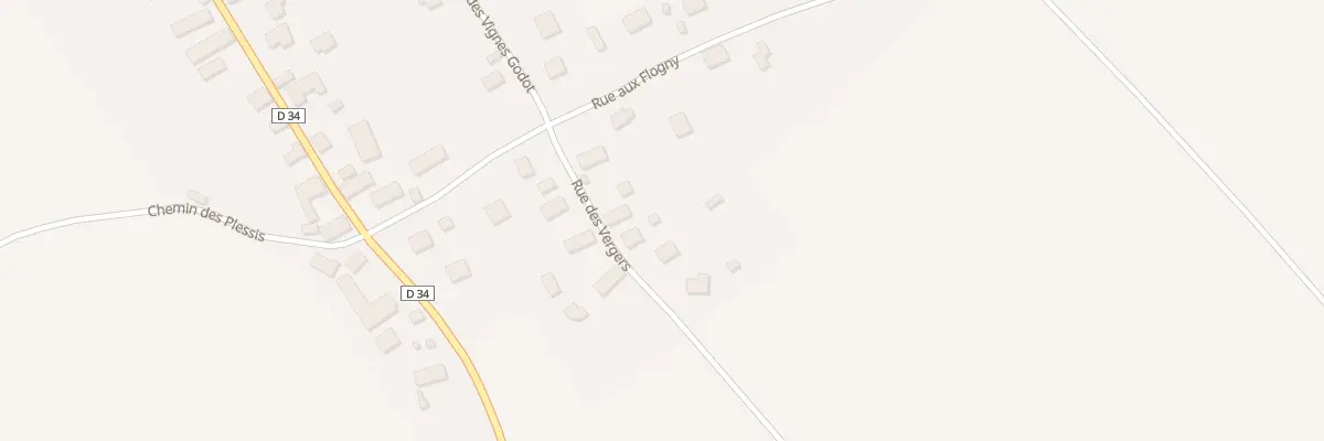 Plan du 5 Che des Vergers à Javernant