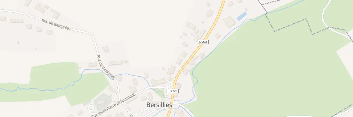 Plan du 3 Rue de Villers-Sire-Nicole à Bersillies