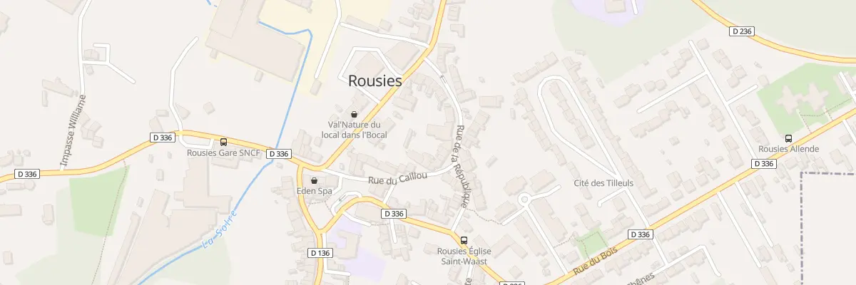 Plan du 20 Rue de la Republique à Rousies