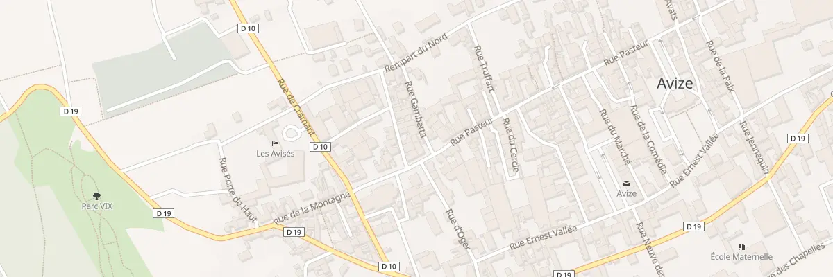 Plan du 1 Rue Gambetta à Avize