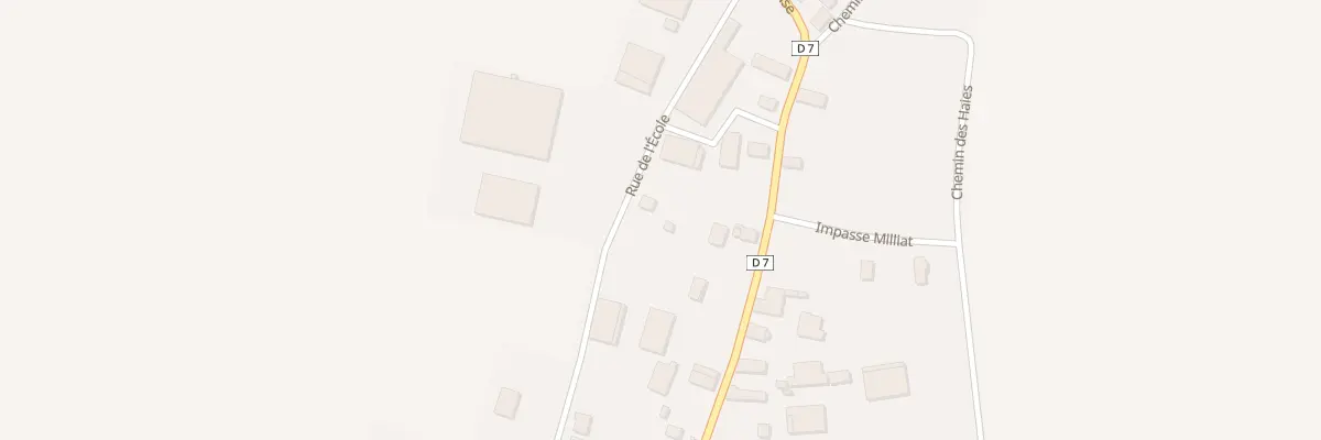 Plan du 8 Rue de l’Ecole à Champfleury
