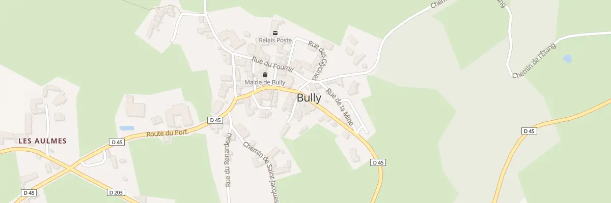 Plan du 7 Rte du Port à Bully