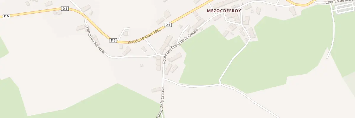 Plan du 170 Mezocdefroy à Dun-les-Places