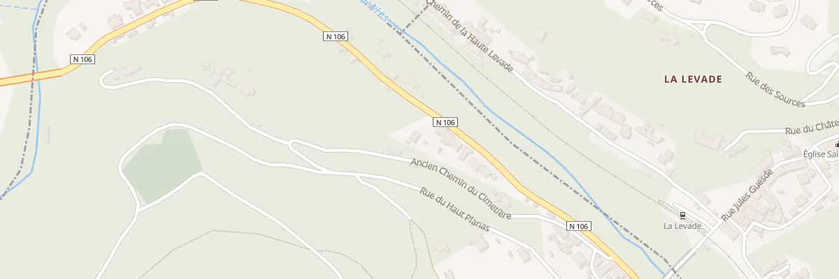 Plan du 4 Cc Ancien Chemin du Cimetiere à Branoux-les-Taillades