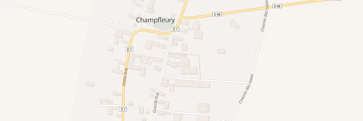 Plan du 3 Gr Grande Rue à Champfleury