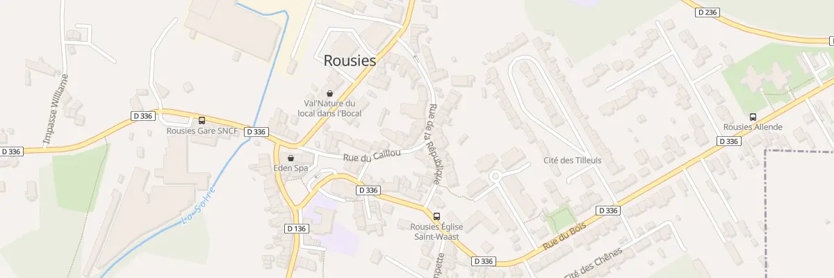 Plan du 22 Rue de la Republique à Rousies