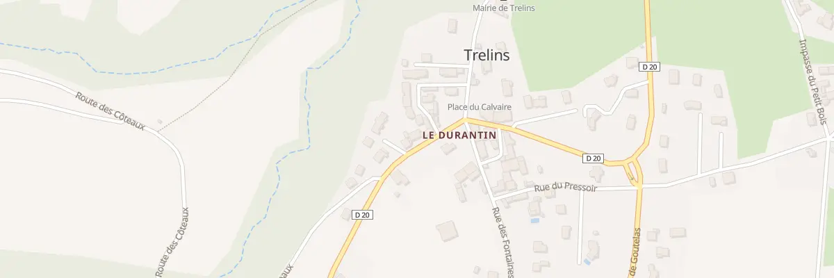Plan du 4 Rte des Balcons à Trelins