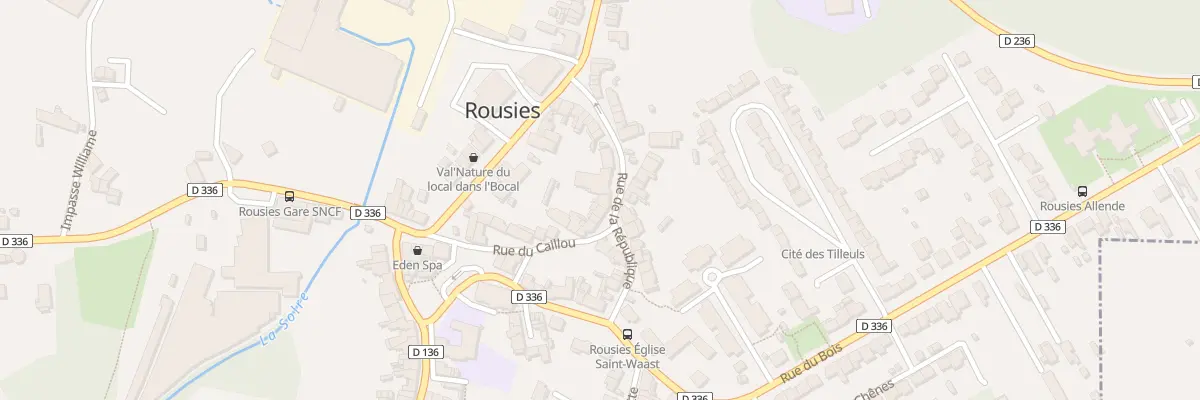 Plan du 18 Rue de la Republique à Rousies
