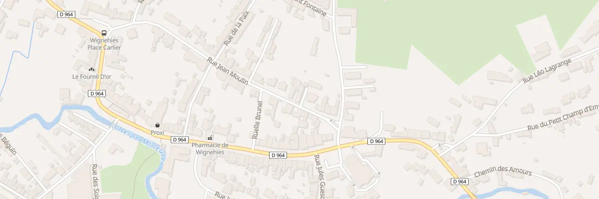 Plan du 9 Rue Jean Moulin à Wignehies