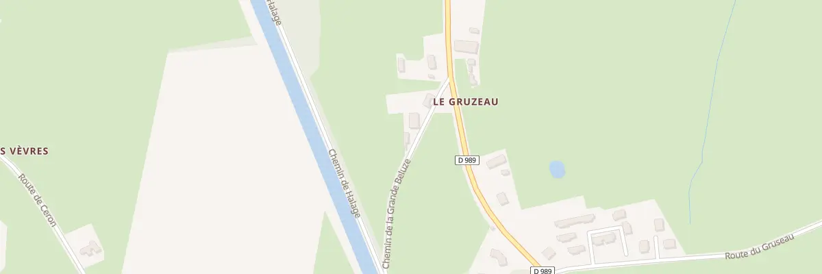 Plan du 50 Che de la Grande Beluze à Chambilly