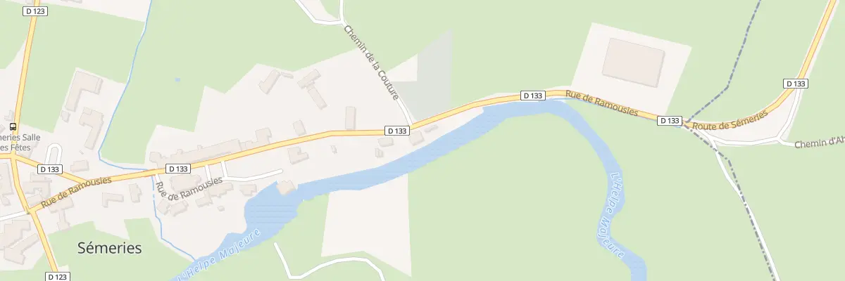 Plan du 38 Rue de Ramousies à Sémeries