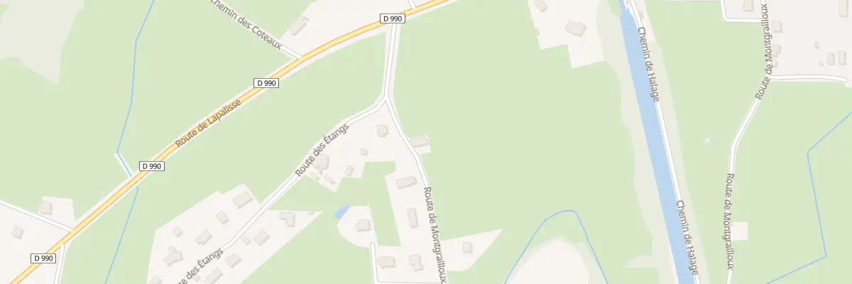 Plan du 1236 Rte de Montgrailloux à Chambilly