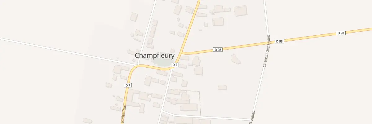Plan du 4 Rte de Fère Champenoise à Champfleury