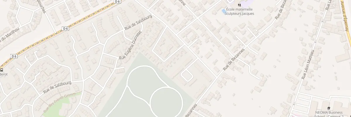 Plan du 28 Rue du Docteur Chappaz à Reims