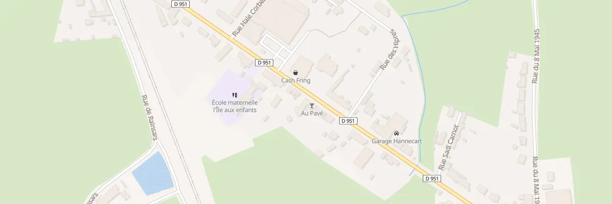 Plan du 48 Rue Sadi Carnot à Sains-du-Nord
