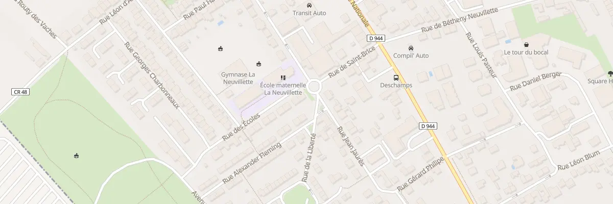 Plan du 1 Rue des Ecoles Neuv à Reims