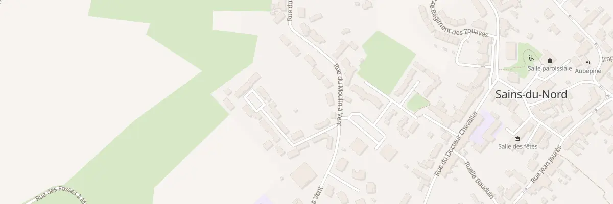Plan du 17 Rue du Moulin à Vent à Sains-du-Nord
