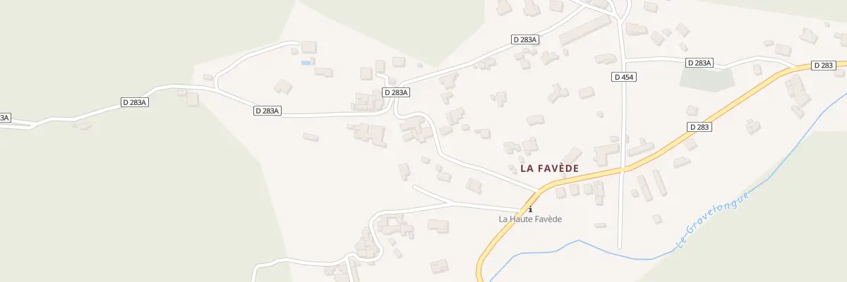 Plan du 5836 La Favede aux Salles-du-Gardon