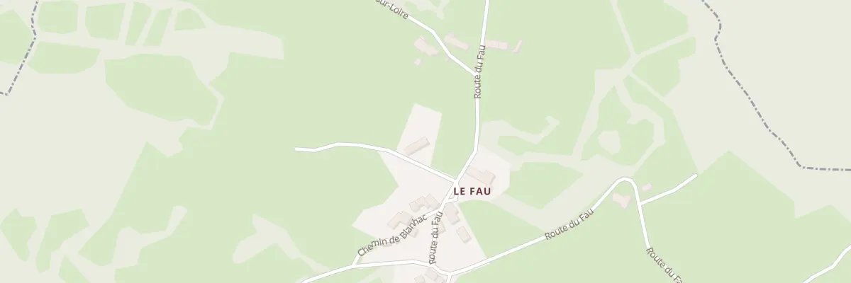 Plan du 1297 Rte du Fau à Mézères