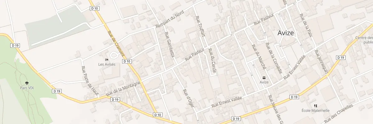 Plan du 65 Rue Pasteur à Avize