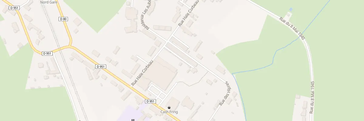Plan du 34 Rue des Hipres à Sains-du-Nord