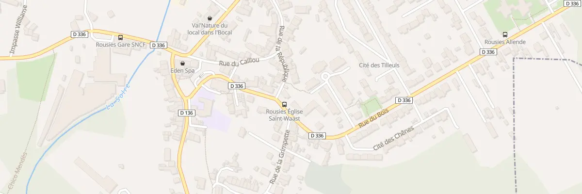 Plan du 1 Rue du Bois à Rousies