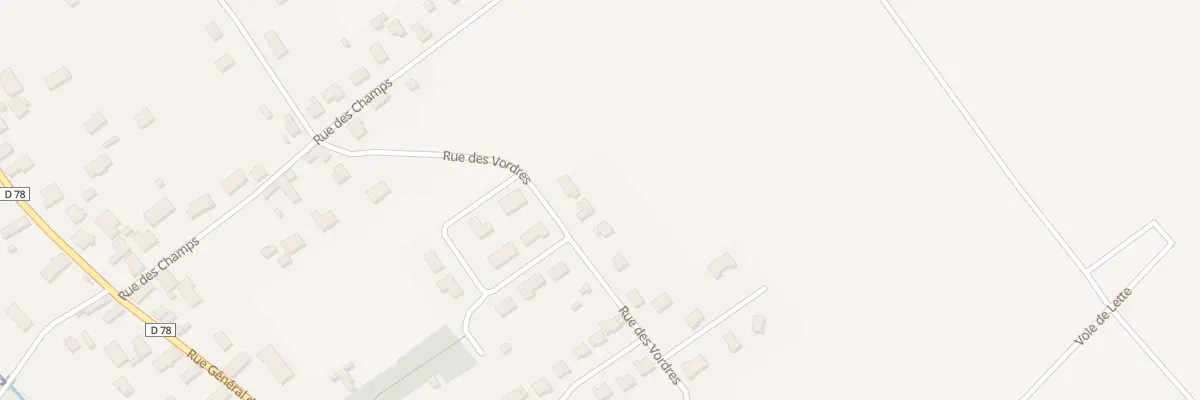 Plan du 26 Rue des Vordres à Mergey