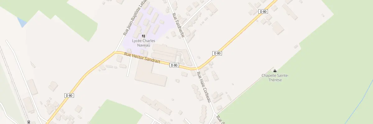 Plan du 18 Rue Faidherbe à Sains-du-Nord