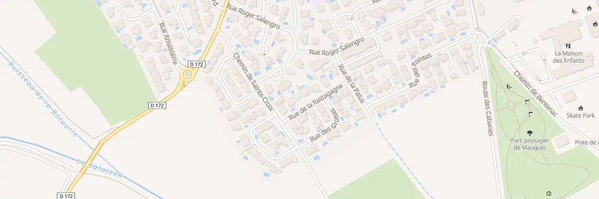 Plan du 84 Rue de la Rastagagne à Mauguio