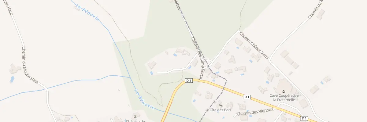 Plan du 73 Che du Camp Bertaud à Buzignargues