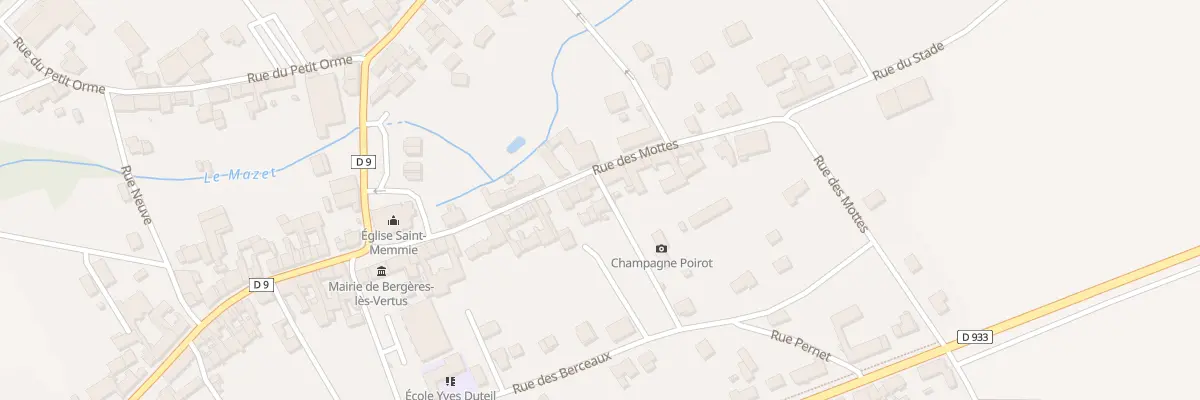 Plan du 19 Rue des Mottes à Bergères-lès-Vertus