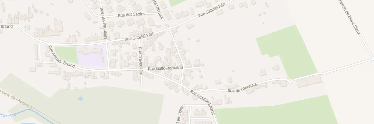 Plan du 12 Rue Trieux de la Poterie à Ferrière-la-Grande