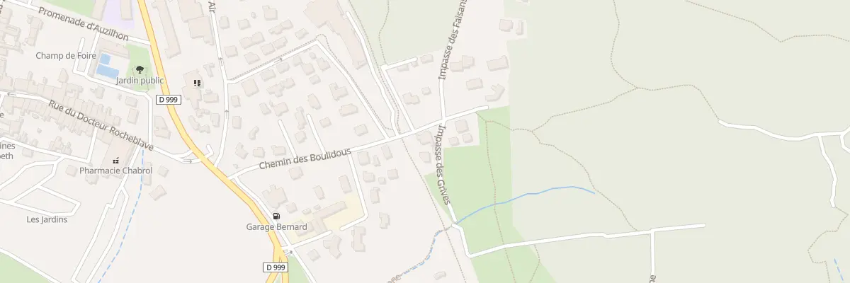 Plan du 216 Che des Boulidous à Quissac