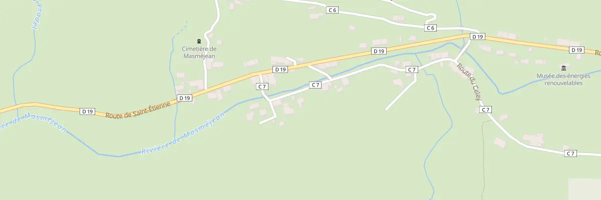 Plan du 5264 Masmejean à Saint-Étienne-de-Lugdarès