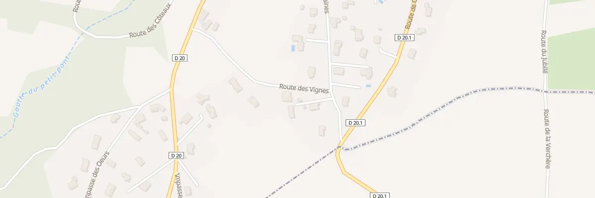 Plan du 22 Rte des Vignes à Trelins